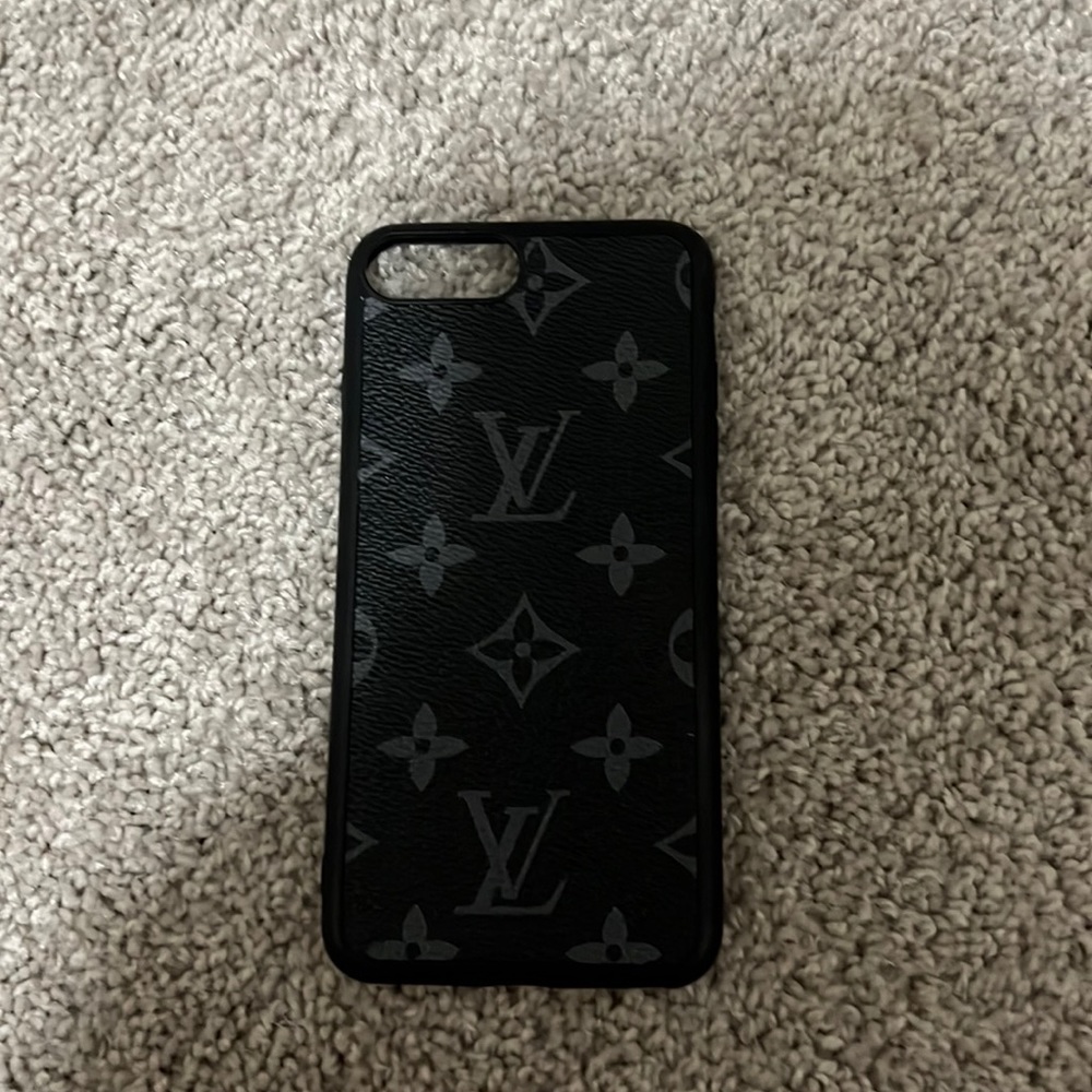 iPhone 7plus Louis Vuitton black phone case